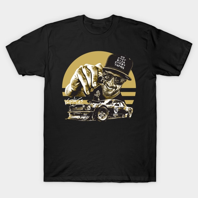 Ken Block Bronze T-Shirt by Bingung Mikir Nama Design